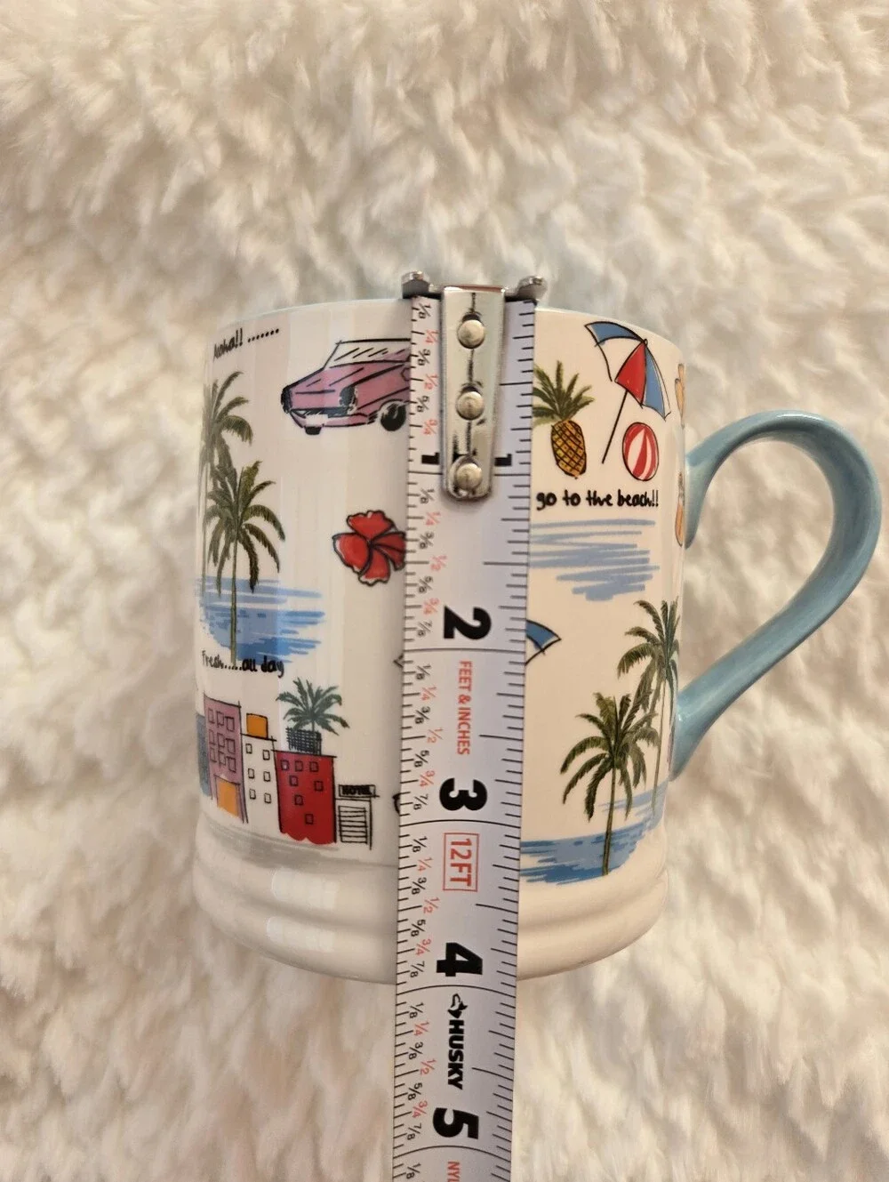 Grace Teaware ALOHA Mug, "Let's Go To The Beach" - Picture 8 of 9